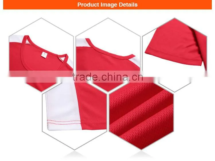 Custom Logo printing 100% Dry Fit Polyester football t-shirt