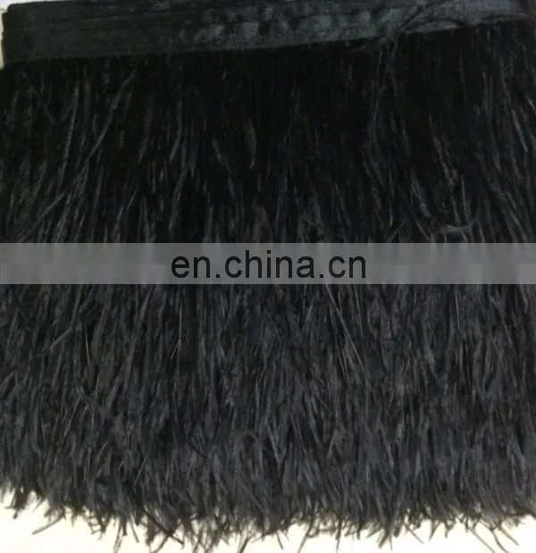 15-18cm fabric ostrich feather trim