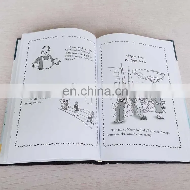 Hot sale china A4/A3/A5 cheap custom hardcover story book for children reading