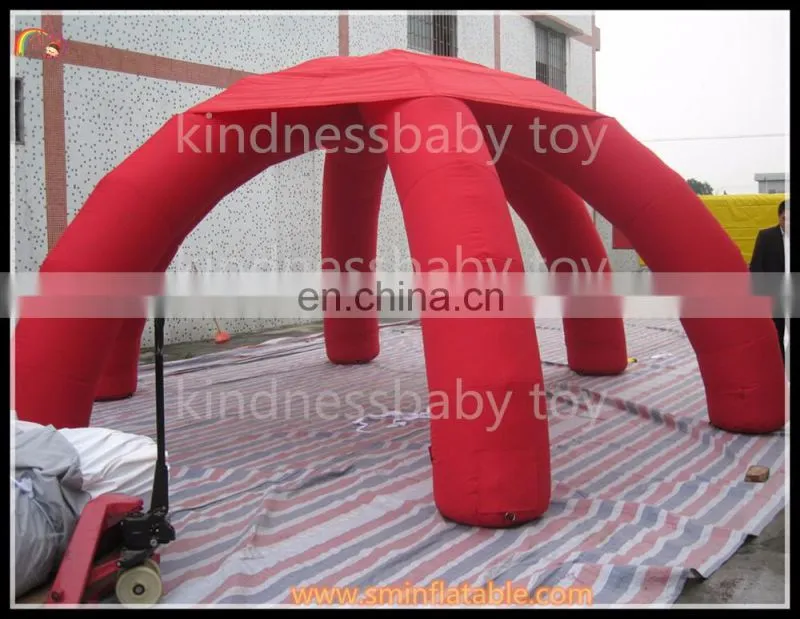 Hot sell inflatable red spider dome bubble tent for party /advertising/event activity