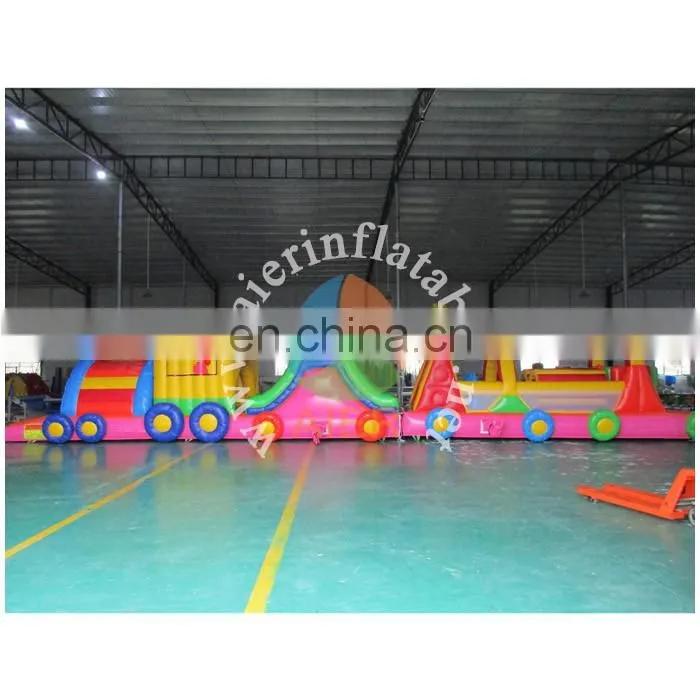 Train Inflatable obstacle course