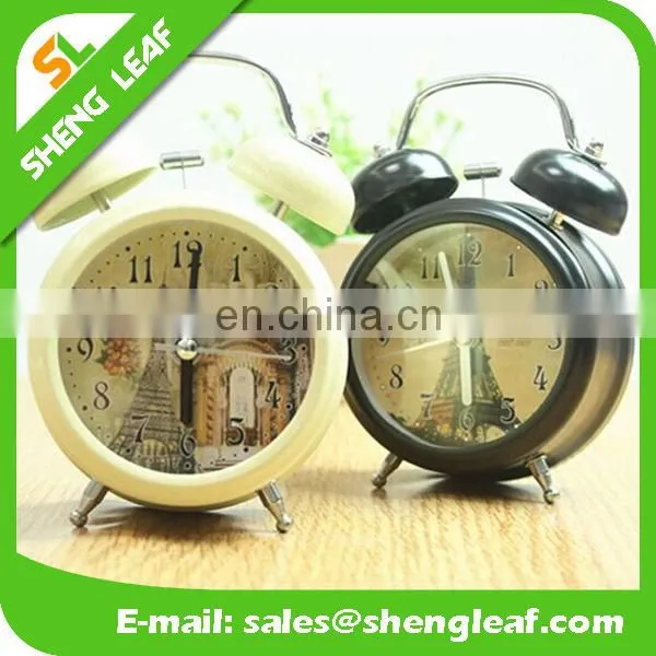 Creative mute contracted fashion double bell ringing the creative bell alarm clock