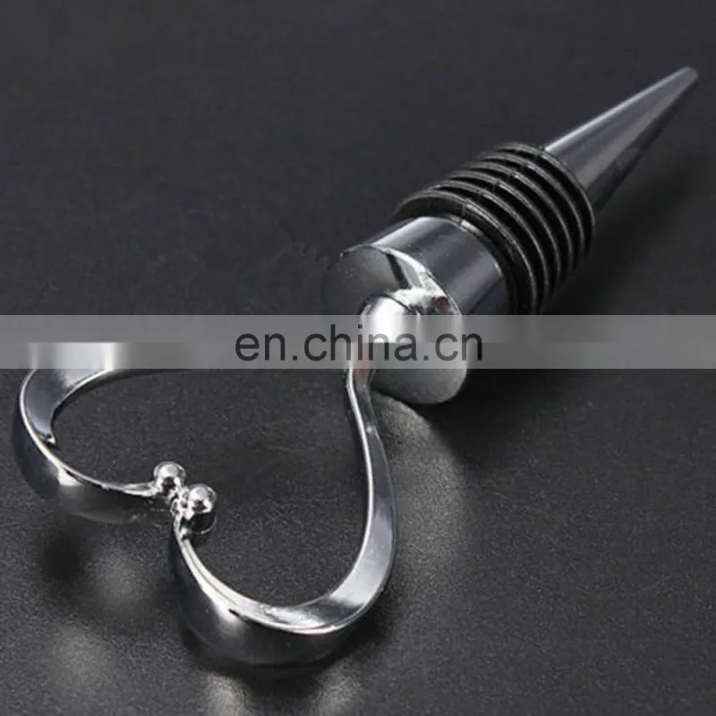 Promotion Wedding Valentines Gift heart shape Red Wine Champagne Bottle Stopper