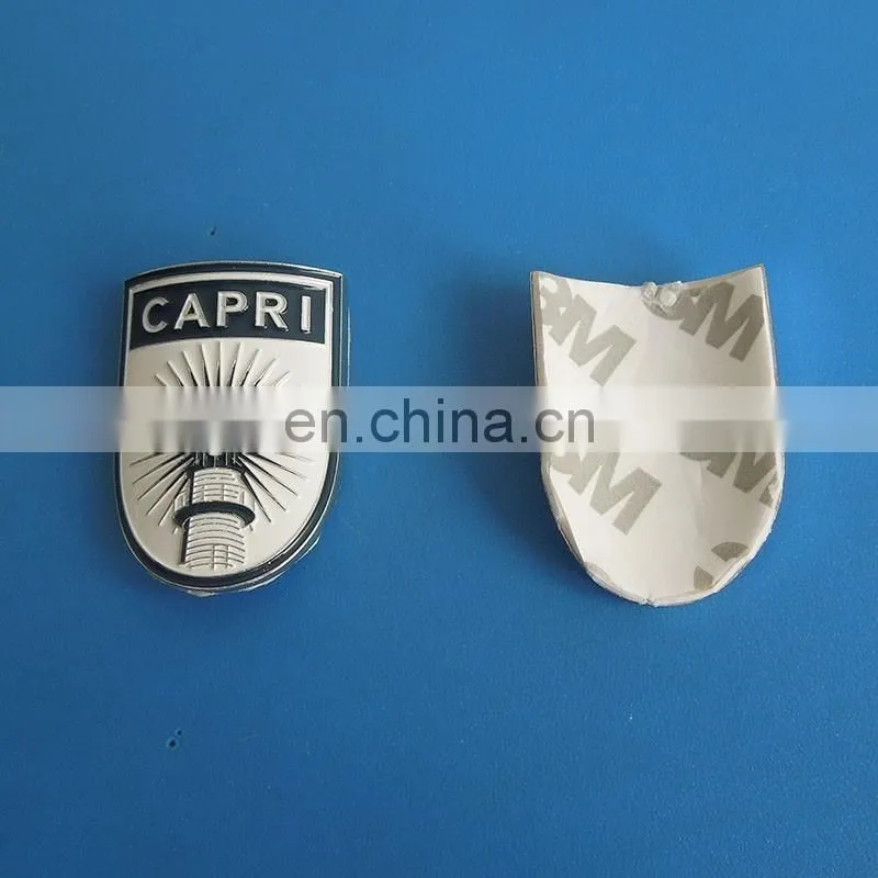 customized bike head badge bicycle emblem with 3M sticker head tube emblem
