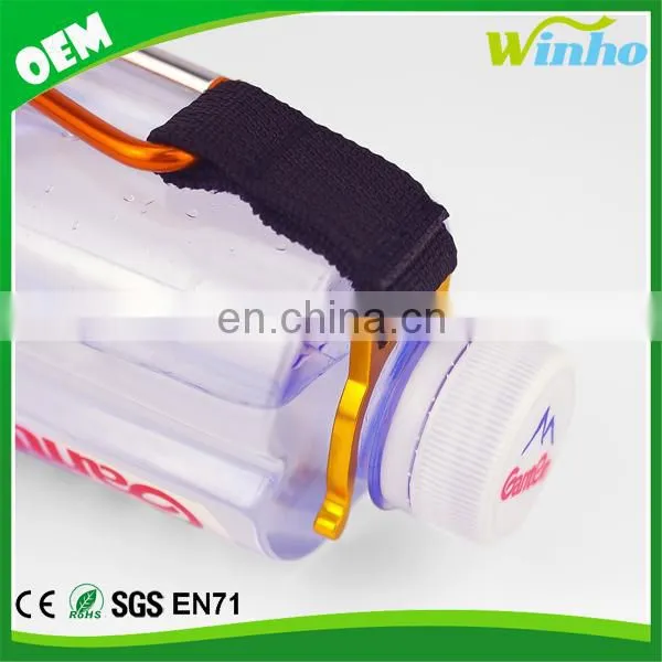 Winho Travel Hiking Carabiner Belt Clip Key Chain with Water Bottle Holder