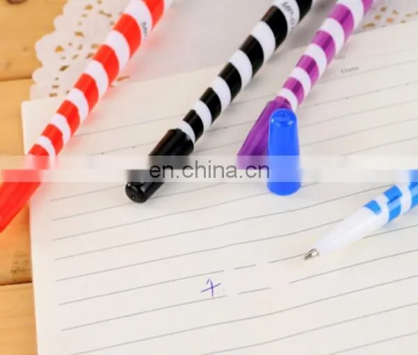 candy cane snowman pen