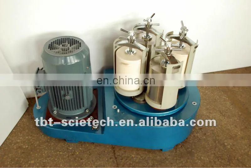 Micro High Speed Vibrating Planetary Ball Mill with Nylon / Stainless Steel / Polyethylene Lab Grinding Jar