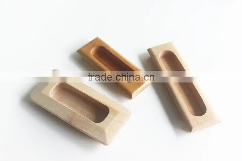 Ecofriendy natural round wooden knob kids resin drawre knobs