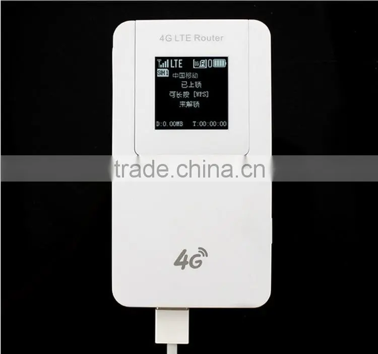 New design LTE TDD FDD network and hot sale 4g modem router wifi with power bank function