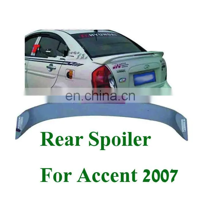 Modify Car Rear Spoiler For Hyundai Accent 2007