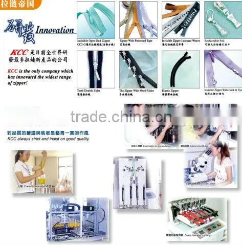 3# KCC invisible zipper/ dyeable tape