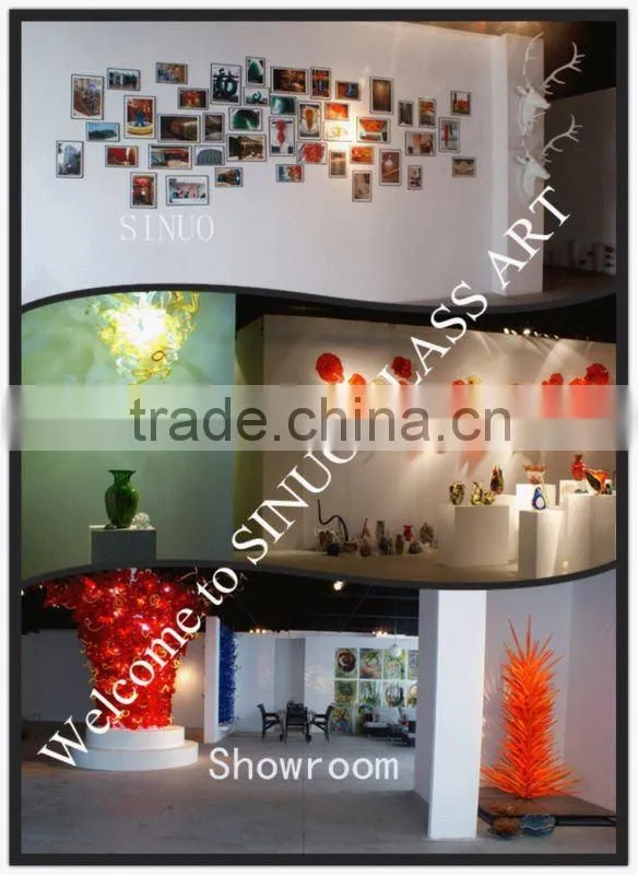 Handmade Murano Glass Water Lily for Garden