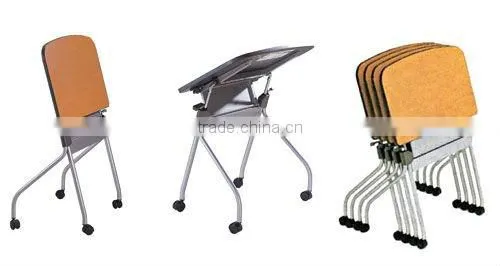 middle school folding student desk and chair HD03A-L