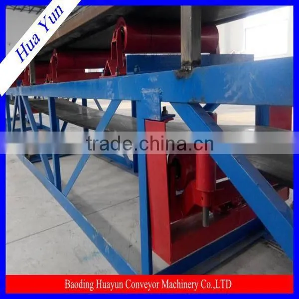 overhead trolley conveyor with rubber lagging pulley and gear box