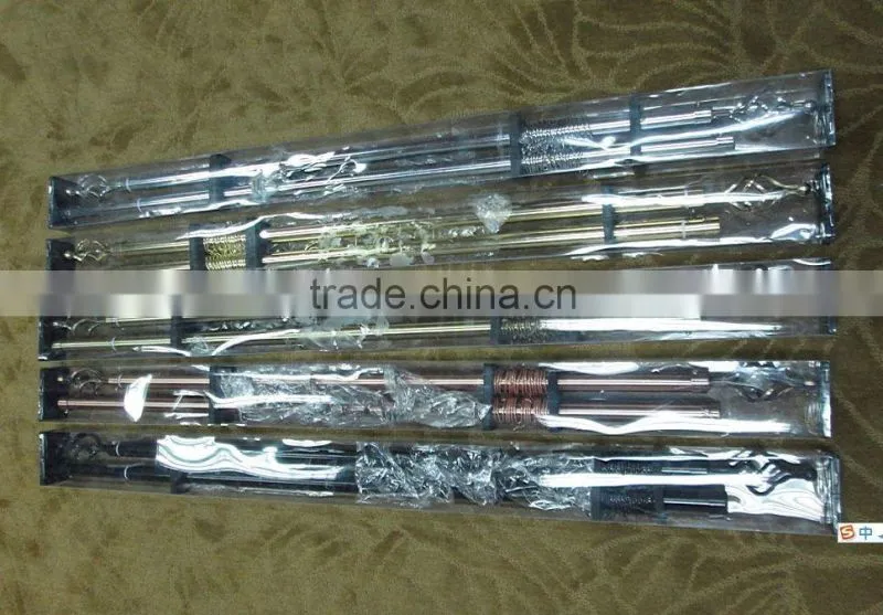 Brown classic european fashion metal curtain rod
