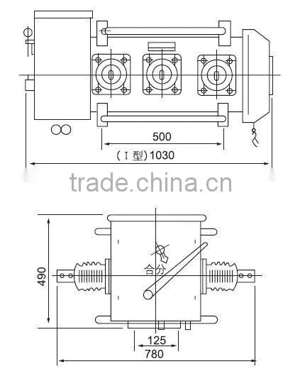 LW3-10KV LW3-12KV LW3-10G High Voltage Outdoor SF6 Circuit Breaker