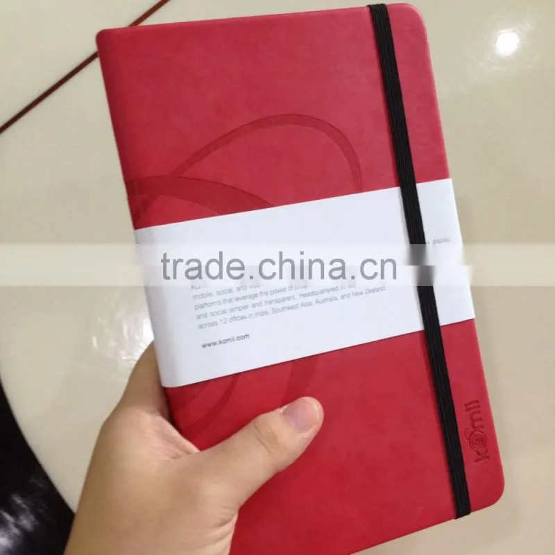 Logo deboss PU notepad with envelop NSPZ-KB2013
