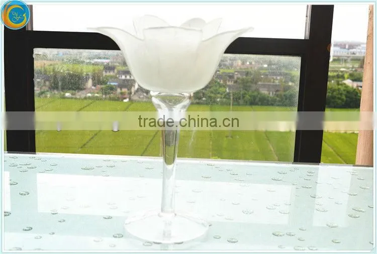 flower glass containers for candles