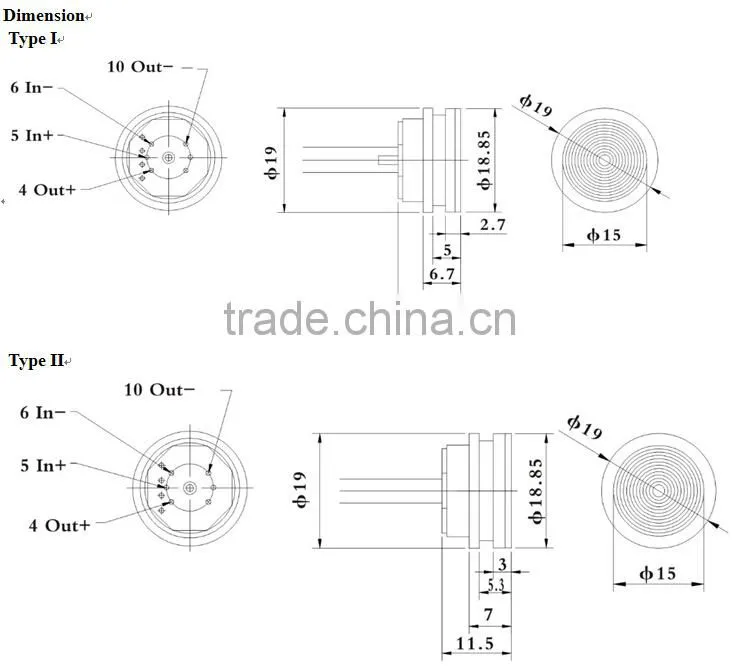 Oil filled sensor
