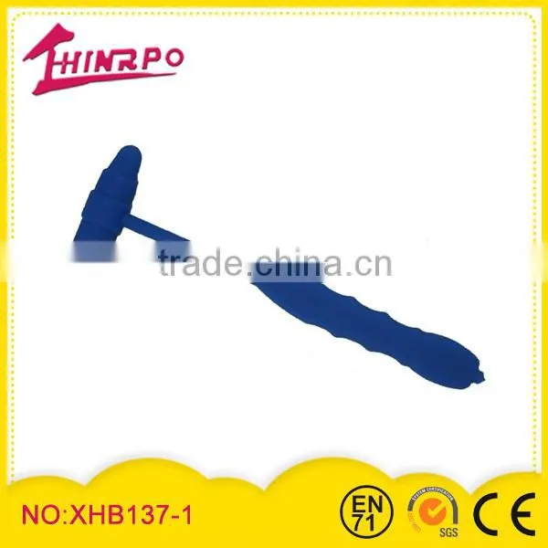Hot sale silicone hammer eco-friendly handheld silicone medical reflex hammer