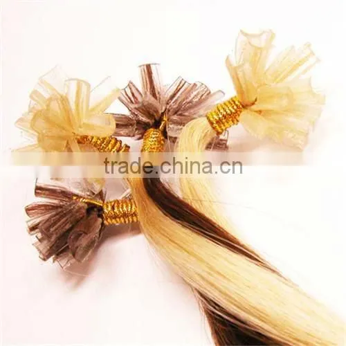 Brazilian Hair Extension, U Tip Prebonded Hair Extension