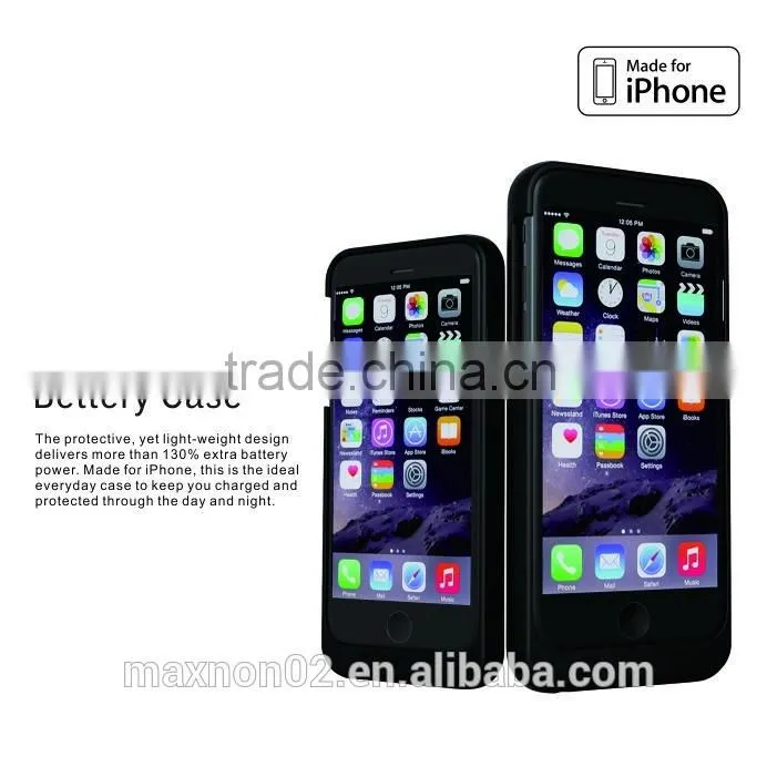 creative design extral protective battery case with MFI for iphone 6