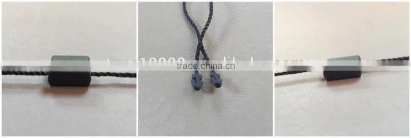 High quality best-selling, environmental protection non-toxic platic string tag gray square