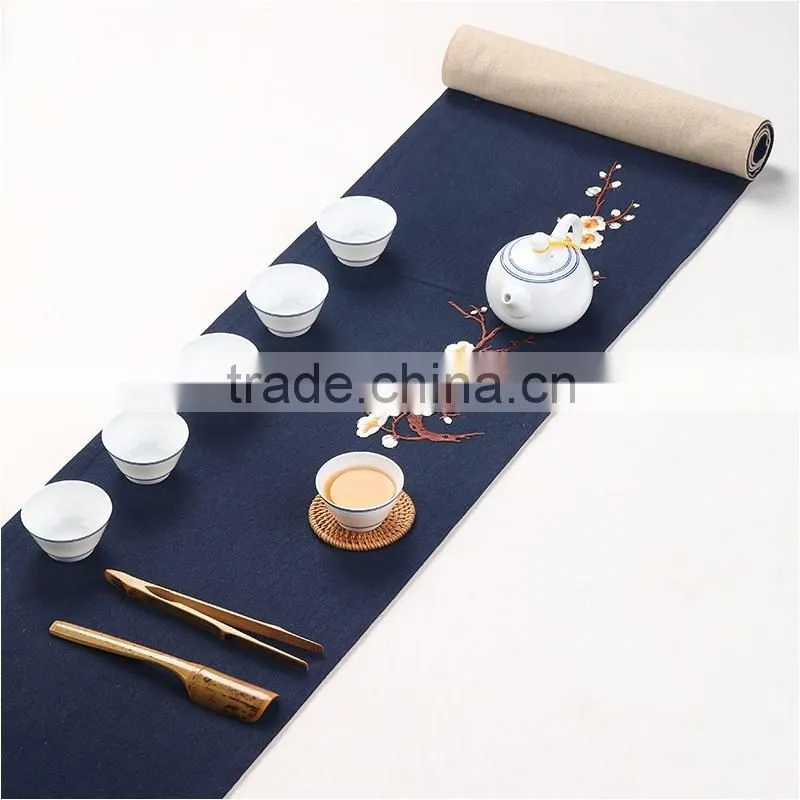 customized size Chinese Classical wintersweet elegant simple nylon table runners