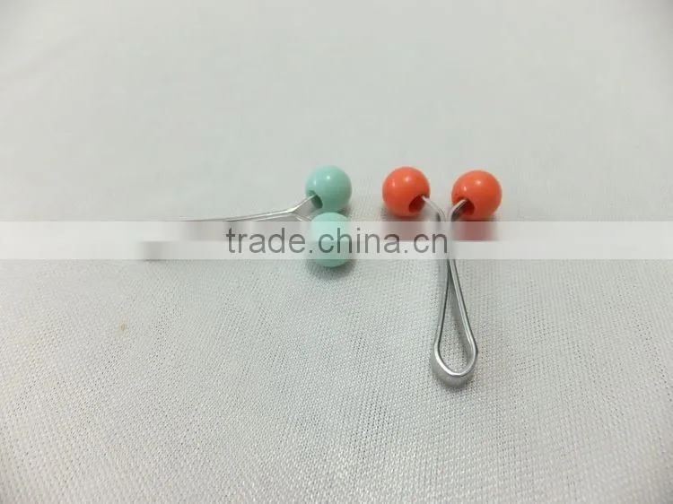 Cheap Price Pearl Steel Flat U Brooch Clip For Muslim Hijab Promotion PDJ0117