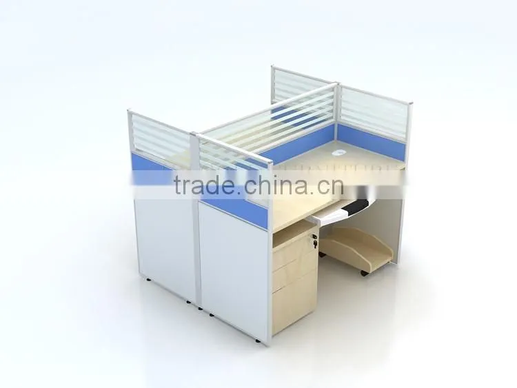 Modern office computer workstation for 2 person desk (SZ-WSB331)