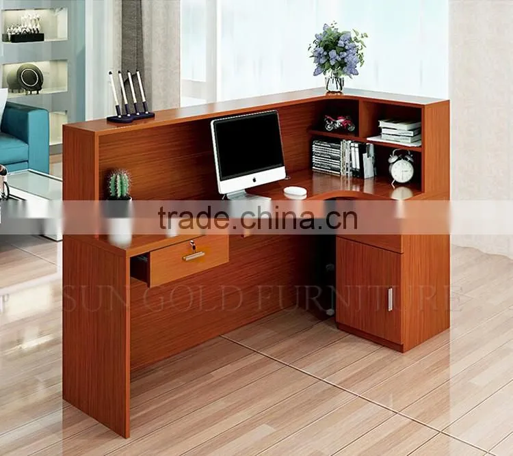 Modern fashion beauty salon white reception desk office counter table design (SZ-RTB025-1)