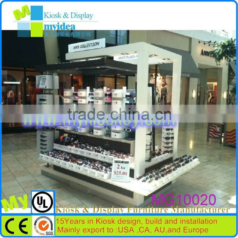 Myidea acrylic sunglass display/sunglasses display with lock