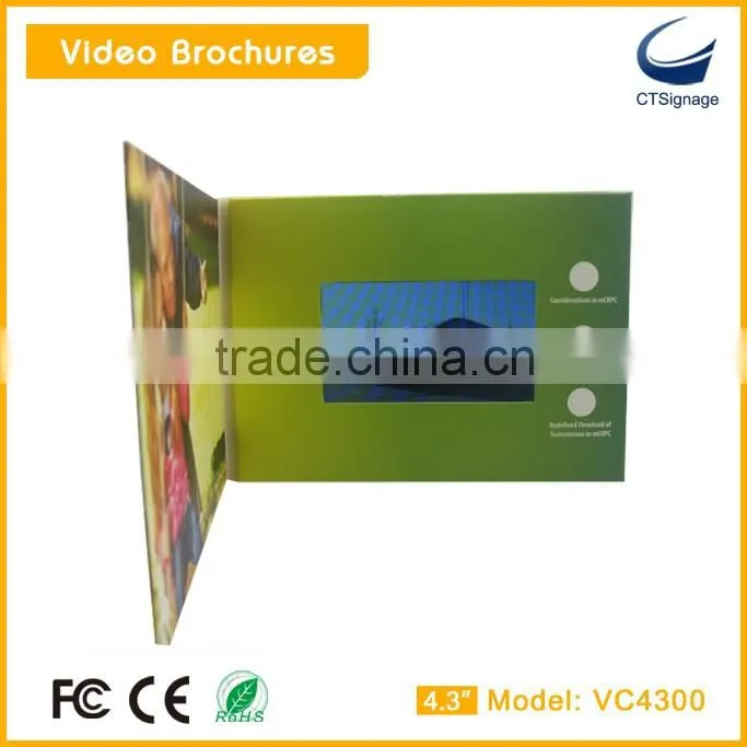 4.3 inch video greeting card