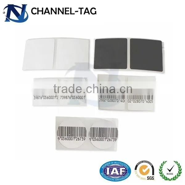 Channel-tag EAS security RF soft label printing lables