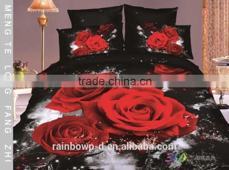 trade assurance 100cotton 143tc 3D design good quality bed sheet