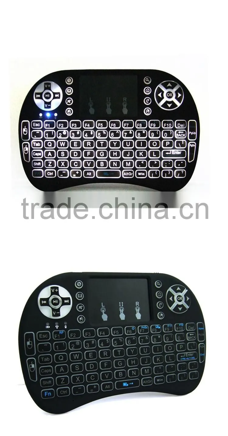 K08II Mini wireless keyboard mouse combo air mouse with backlight