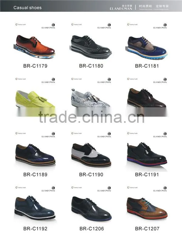 Fashion brogue men casual leather shoes men shoe for casual