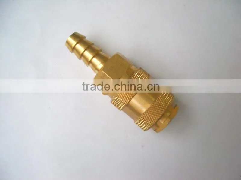 European market universal brass hose barb quick coupling