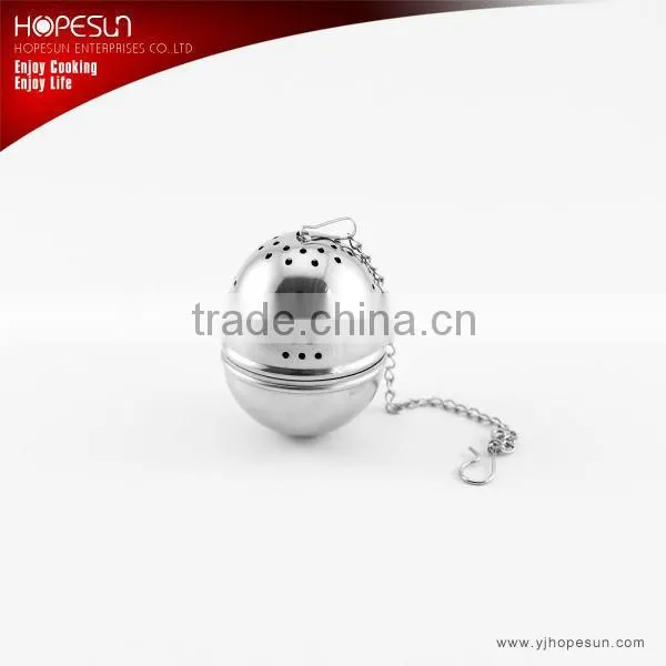 Round-shaped meshing stainless steel tea ball/tea infuser