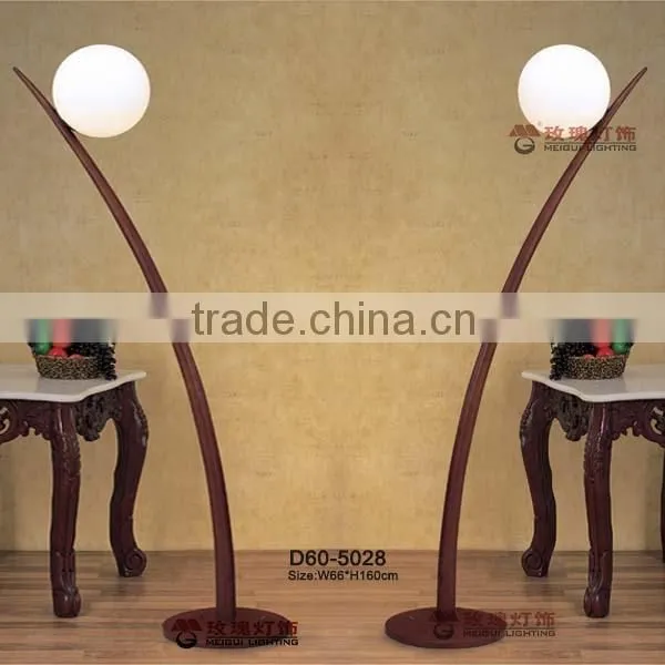 stylish project wooden arc floor lamp