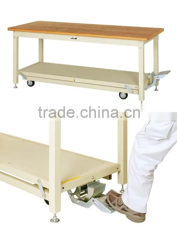 High-quality adjustable laboratory workbench made in Japan