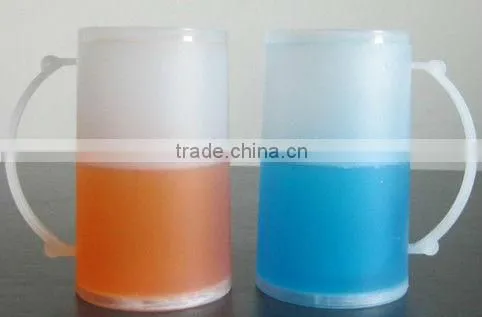 plastic double wall party beer mug