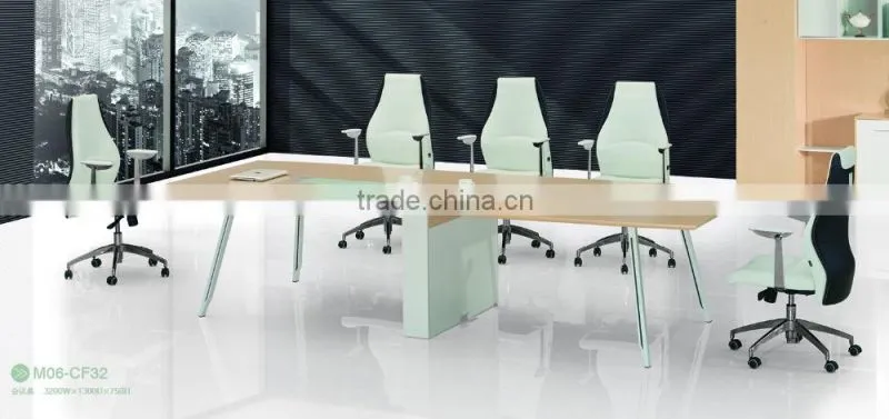 for 10 peopleglass top conference table factory price DXS20