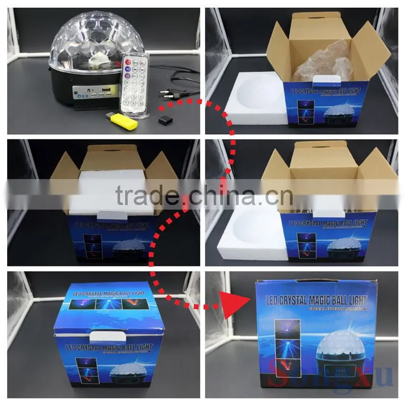 high power mini disco led crystal magic ball light club lighting