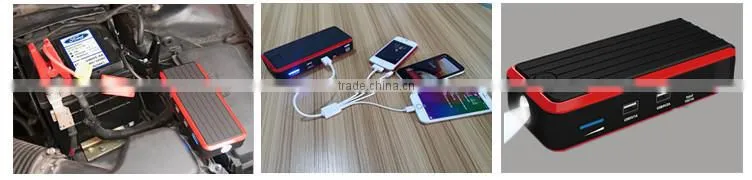 sunpow double usb multi-function power station New Car Accessory Product High Capacity Power Bank 12v car jump starter