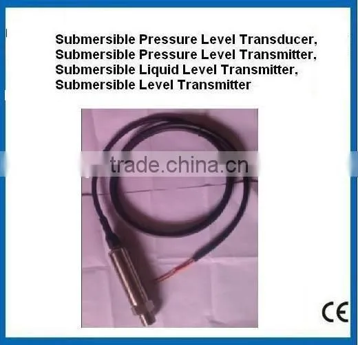 Sumbersible water level pressure transmitter with digita display and 4-20ma output