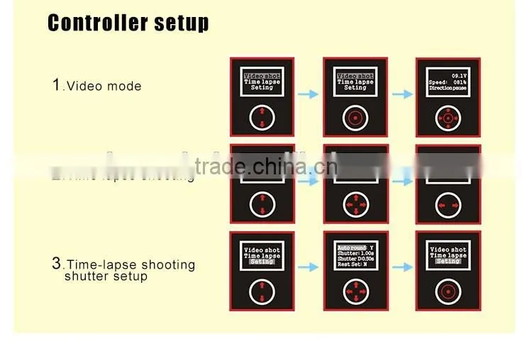 The cheapest manufuctured with powerful function camera motorized 120cm carbon fiber camera slider with time lapse function