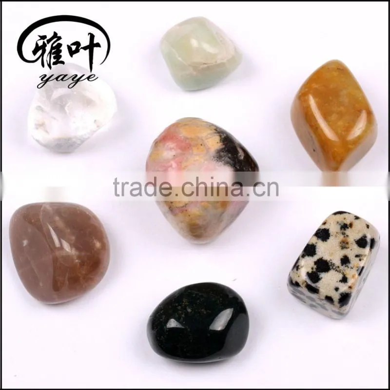 Wholesale 20-25mm highly polished chakra stone tumbled stone