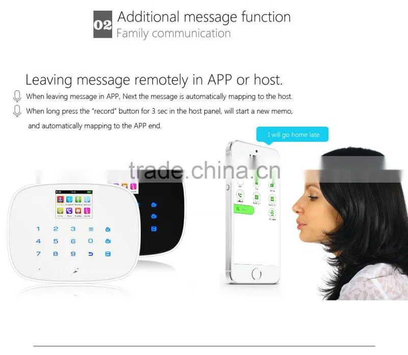2016 KERUI high-tech wifi anti-burglar gsm security wireless smart security alarm system