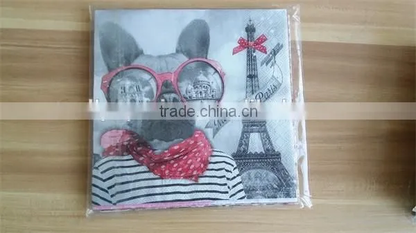 Luncheon printed designs Paper Napkins Seviettes